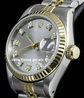 Rolex Datejust Lady 26 Jubilee Quadrante Grigio Diamanti 69173 